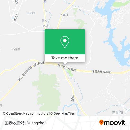 国泰收费站 map