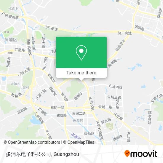 多浦乐电子科技公司 map