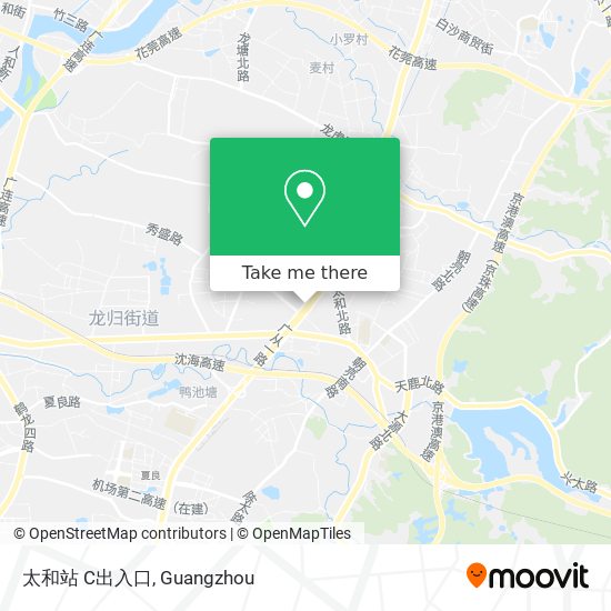 太和站 C出入口 map