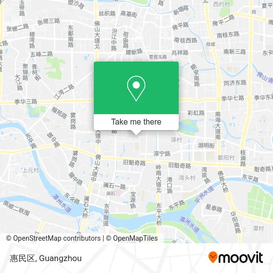 惠民区 map