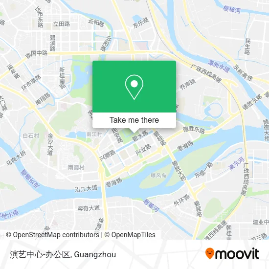 演艺中心-办公区 map