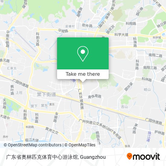 广东省奥林匹克体育中心游泳馆 map