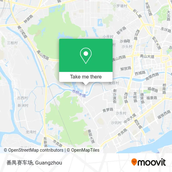 番禺赛车场 map