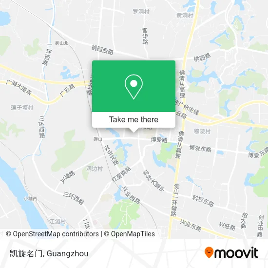 凯旋名门 map