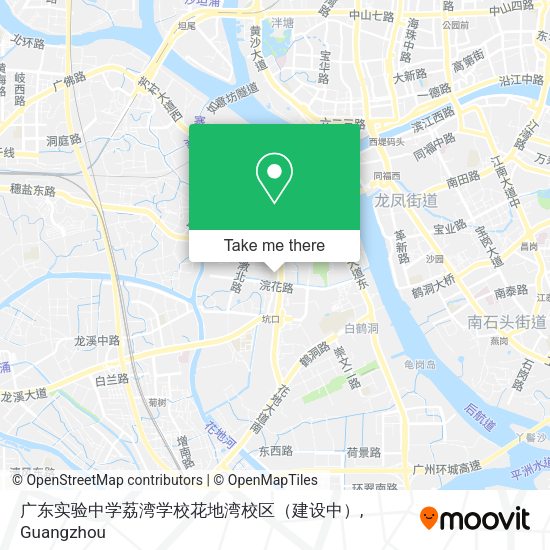 广东实验中学荔湾学校花地湾校区（建设中） map