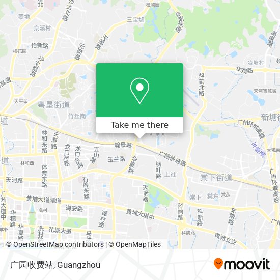 广园收费站 map