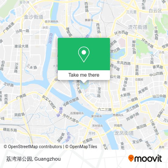 荔湾湖公园 map