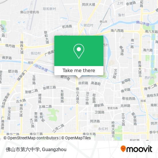 佛山市第六中学 map