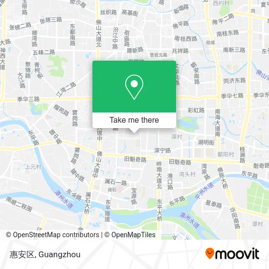 惠安区 map