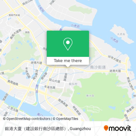 銀港大廈（建設銀行南沙區總部） map