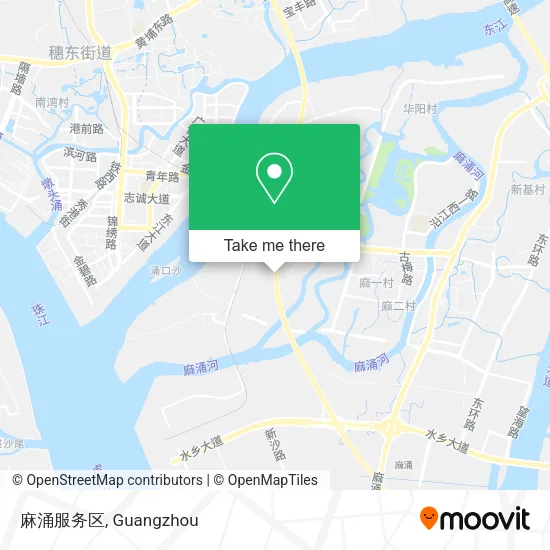 麻涌服务区 map