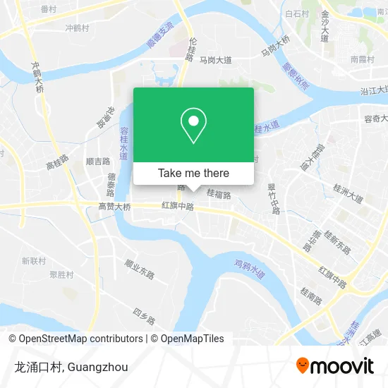 龙涌口村 map