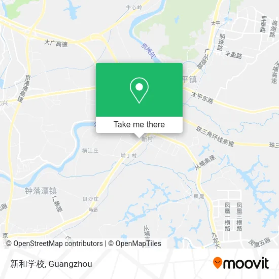 新和学校 map