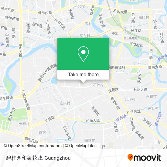 碧桂园印象花城 map