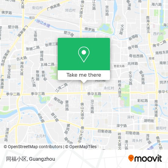 同福小区 map