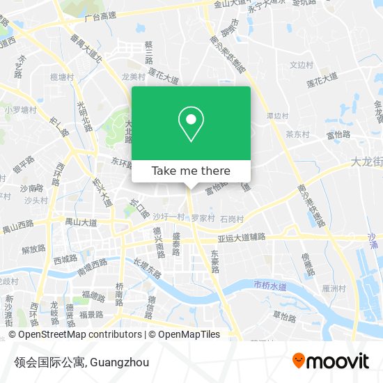 领会国际公寓 map
