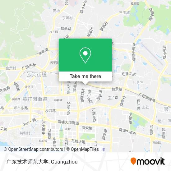 广东技术师范大学 map