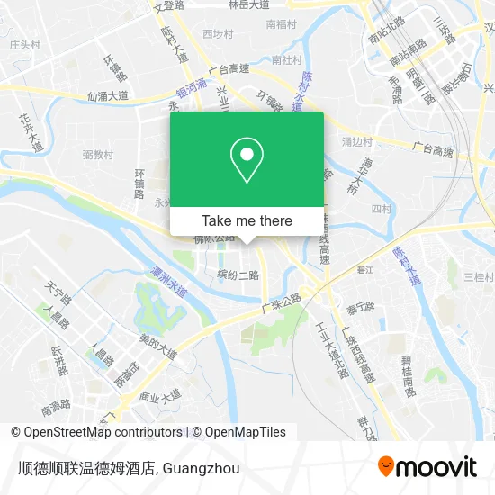 顺德顺联温德姆酒店 map