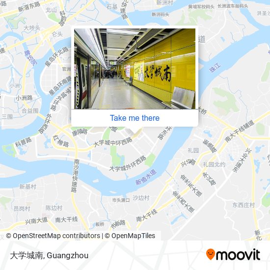 大学城南 map