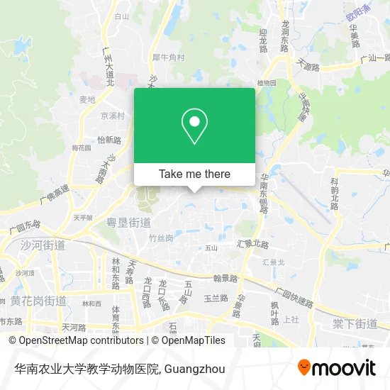 华南农业大学教学动物医院 map