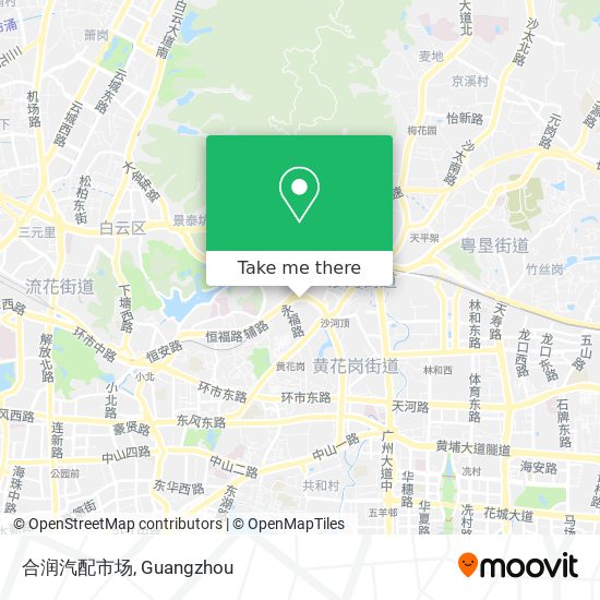 合润汽配市场 map