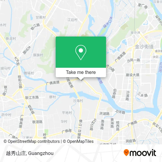 越秀山庄 map