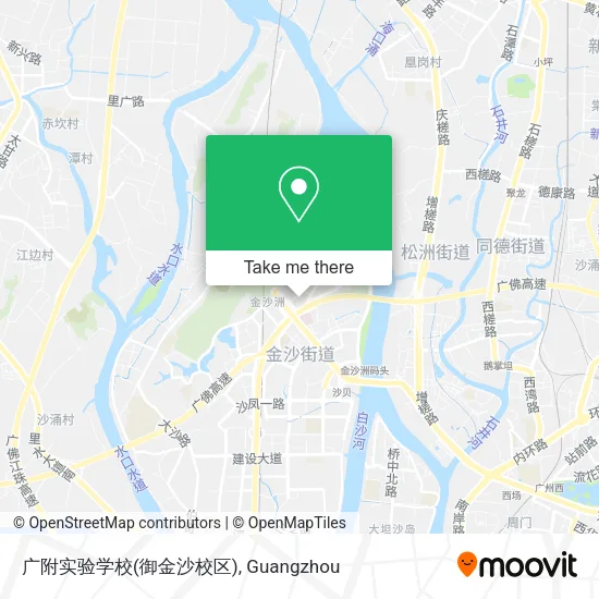 广附实验学校(御金沙校区) map