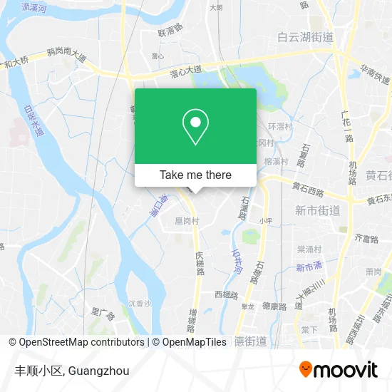 丰顺小区 map