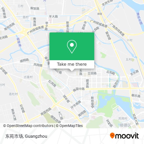 东苑市场 map