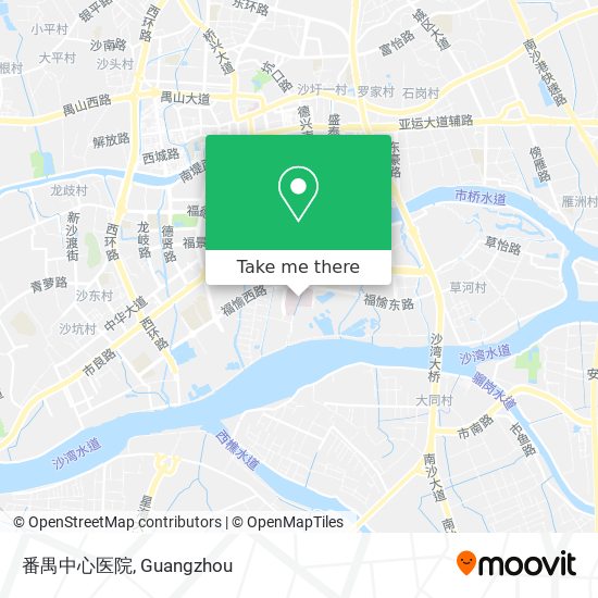 番禺中心医院 map