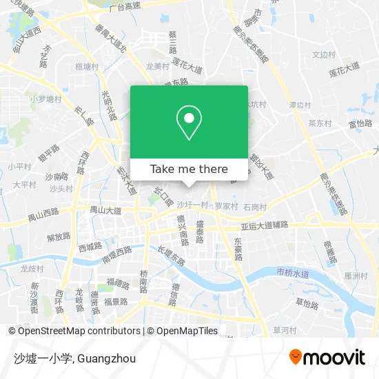 沙墟一小学 map