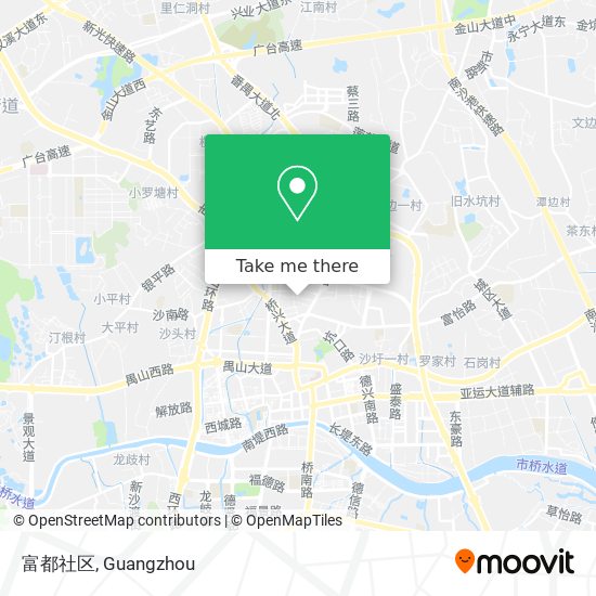 富都社区 map