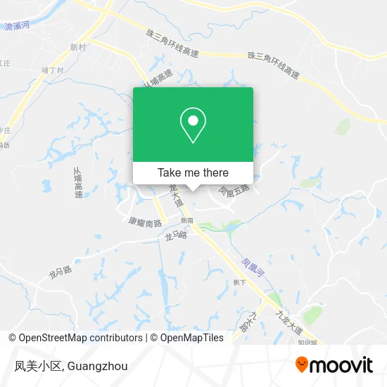 凤美小区 map