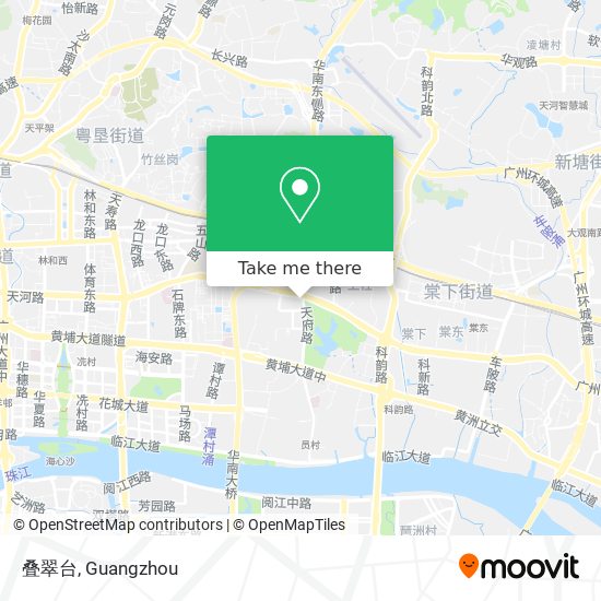 叠翠台 map