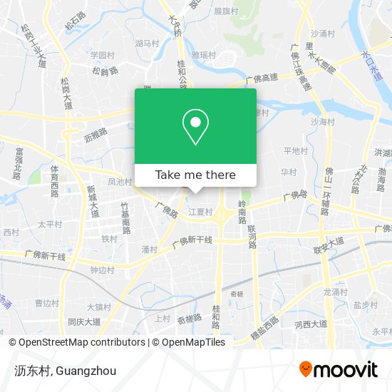 沥东村 map