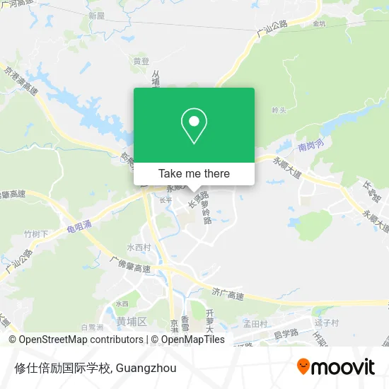 修仕倍励国际学校 map