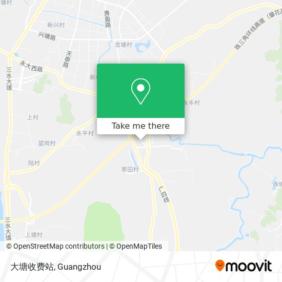 大塘收费站 map