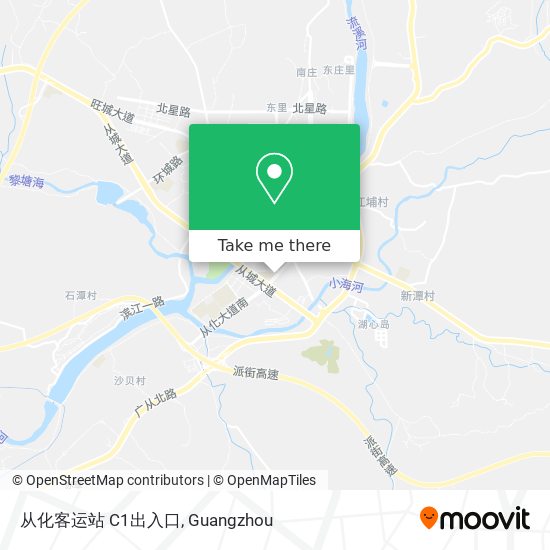 从化客运站 C1出入口 map