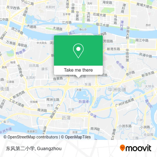 东风第二小学 map