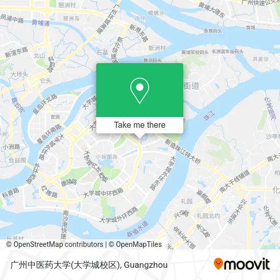 广州中医药大学(大学城校区) map