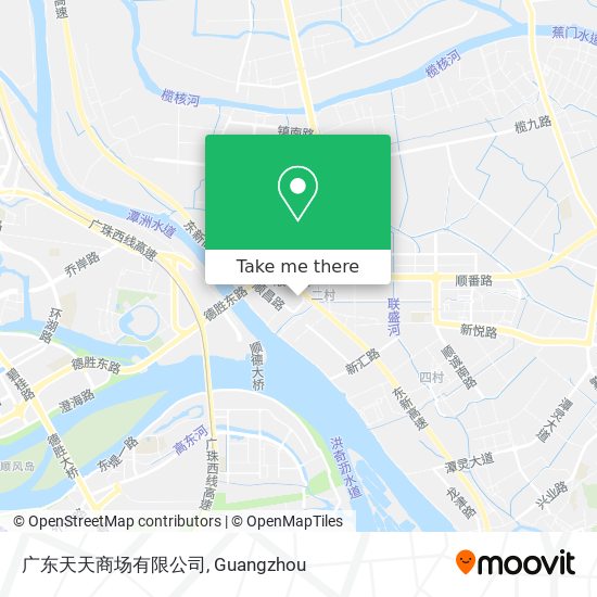 广东天天商场有限公司 map