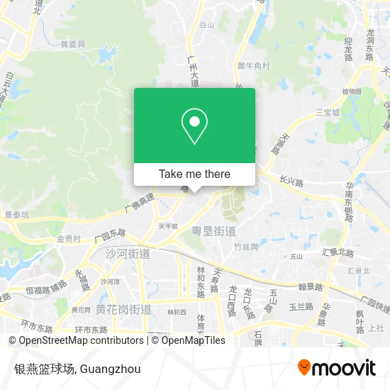 银燕篮球场 map