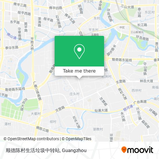 顺德陈村生活垃圾中转站 map