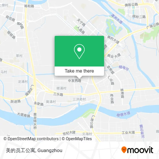 美的员工公寓 map