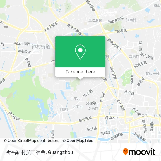 祈福新村员工宿舍 map