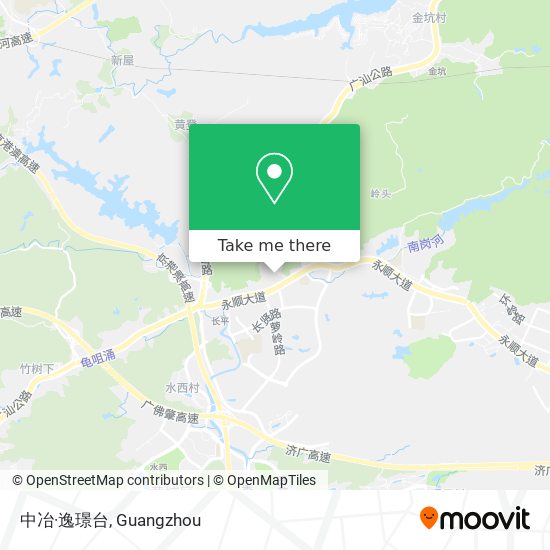 中冶·逸璟台 map