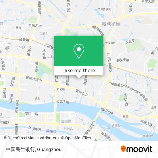 中国民生银行 map