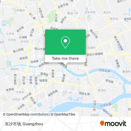 东沙市场 map