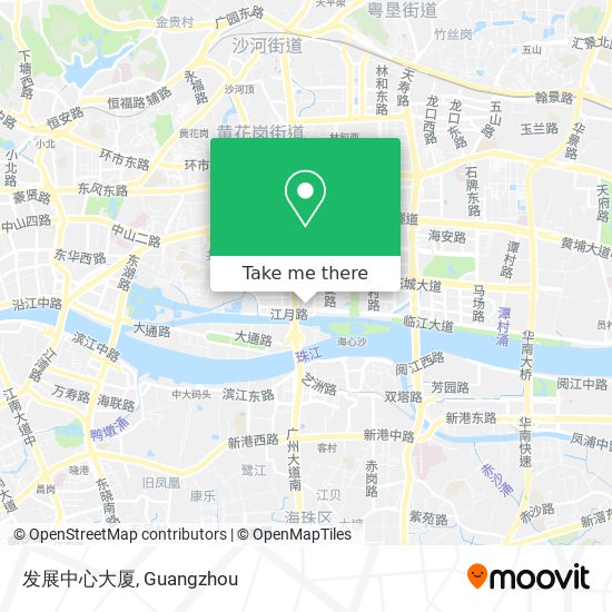 发展中心大厦 map