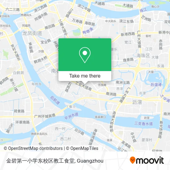 金碧第一小学东校区教工食堂 map